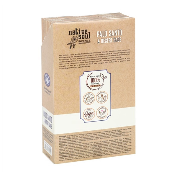 Encens Green Tree Native Soul Palo Santo & Sauge du Désert - 15 grs