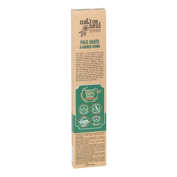 Encens Green Tree Native Soul Palo Santo & Herbes Sacrées - 15 grs