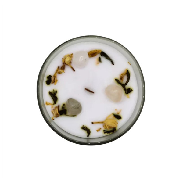 Bougie Litho Green Tree Équilibre Spirituel - Jasmin - 256 grs