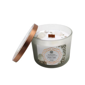 Bougie Litho Green Tree Purification - Sauge Blanche - 256 grs