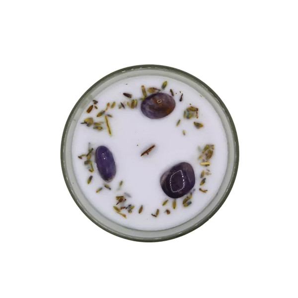 Bougie Litho Green Tree Guérison - Lavande - 256 grs