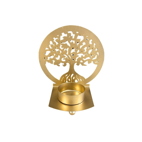 Bougeoir Métal Arbre de Vie