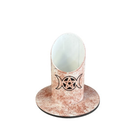 Socle de fumigation en métal - Triple Lune