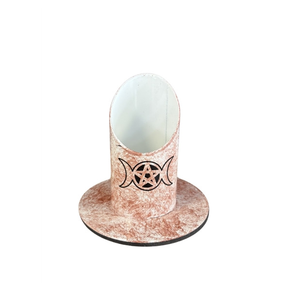 Socle de fumigation en métal - Triple Lune