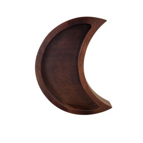 Support en bois Croissant de Lune - Naturel