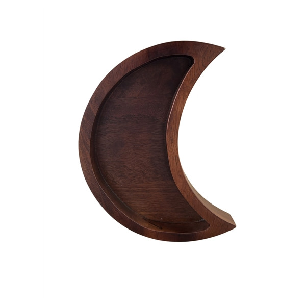 Support en bois Croissant de Lune - Naturel