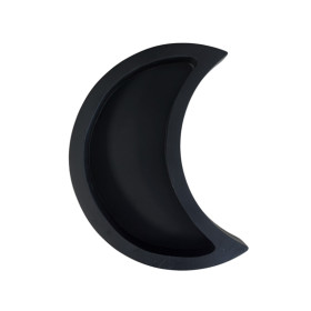 Support en bois Croissant de Lune - Noir