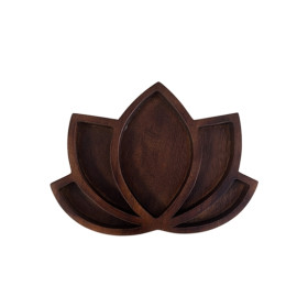 Support en bois Lotus - Naturel