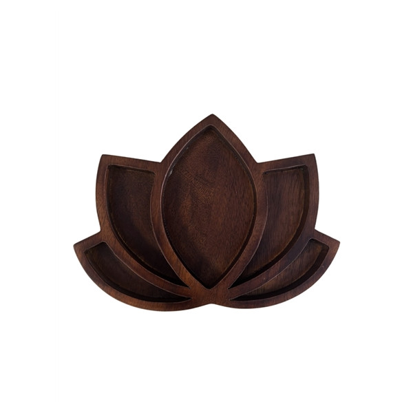 Support en bois Lotus - Naturel