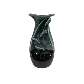 Porte-encens Backflow Vase Vert 19 cm