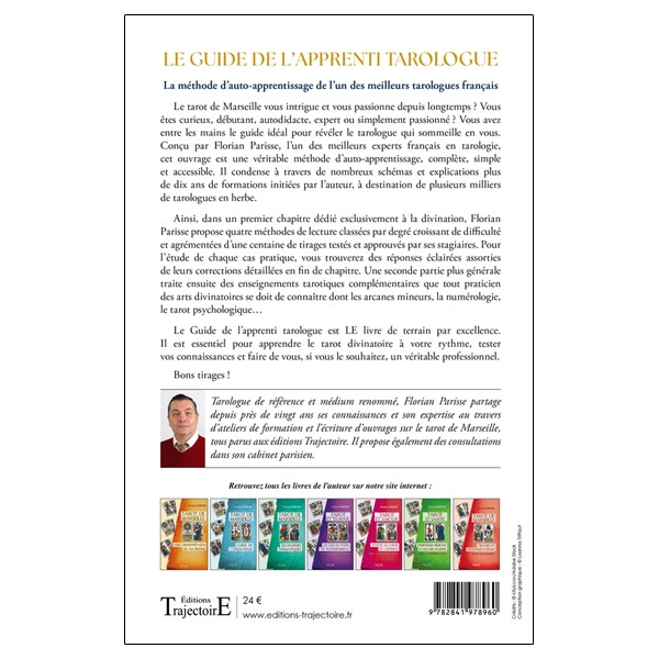 Le guide de l'apprenti tarologue - Se former au tarot de Marseille - Mes méthodes, tirages et interprétations