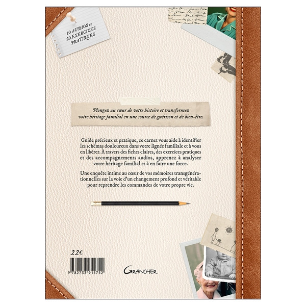 Mon carnet de psychogénéalogie - Enquête au coeur de mon histoire