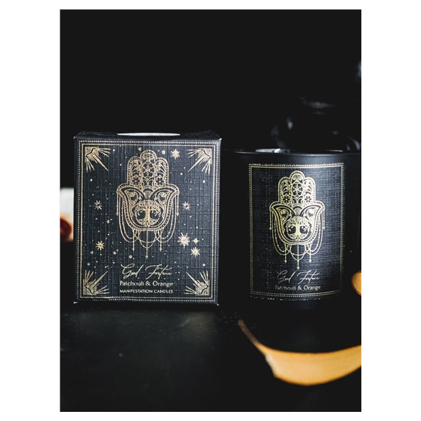 Bougie parfumée Esoteric Good Fortune - Patchouli et Orange 120 grs