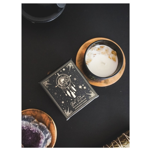 Bougie parfumée Esotéric Boho Dreams - Myrrhe et Bois de Santal 120 grs