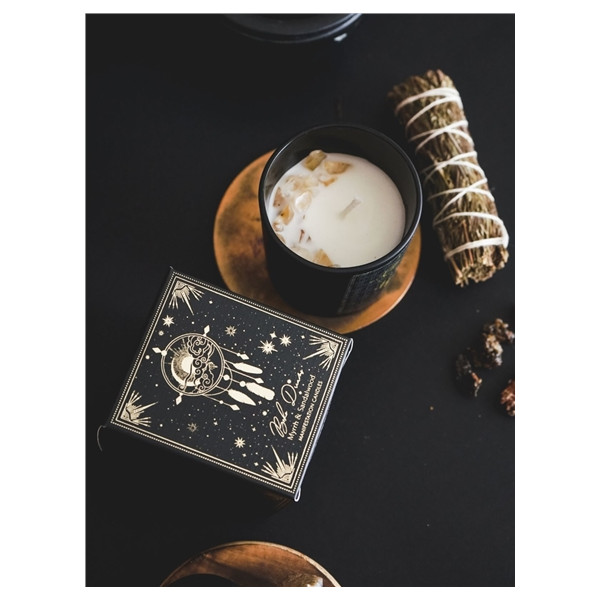 Bougie parfumée Esotéric Boho Dreams - Myrrhe et Bois de Santal 120 grs