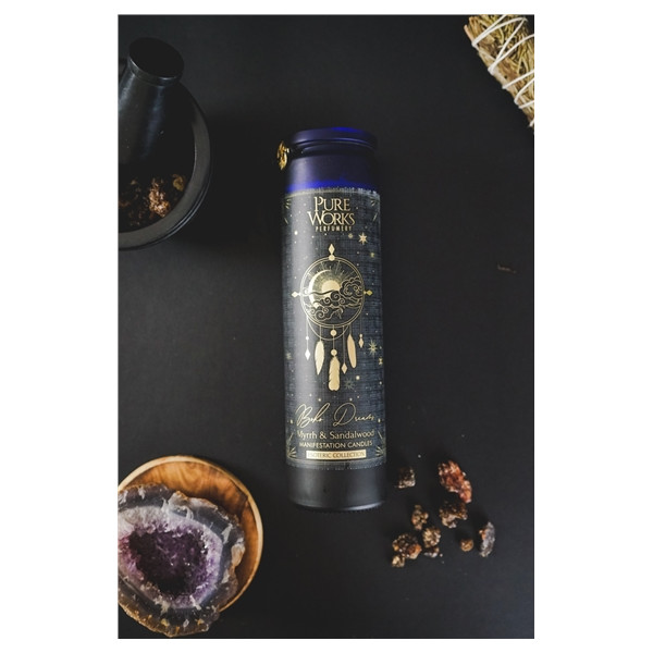 Bougie parfumée Esotéric Boho Dreams - Myrrhe et Bois de Santal 300 grs