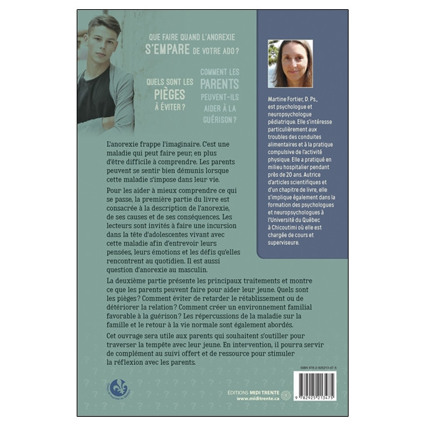 L'anorexie à l'adolescence - Guide pour les parents et les intervenants - 10 questions sur...