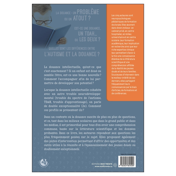 La douance et la double exceptionnalité chez l'enfant et l'adolescent - 10 questions sur...