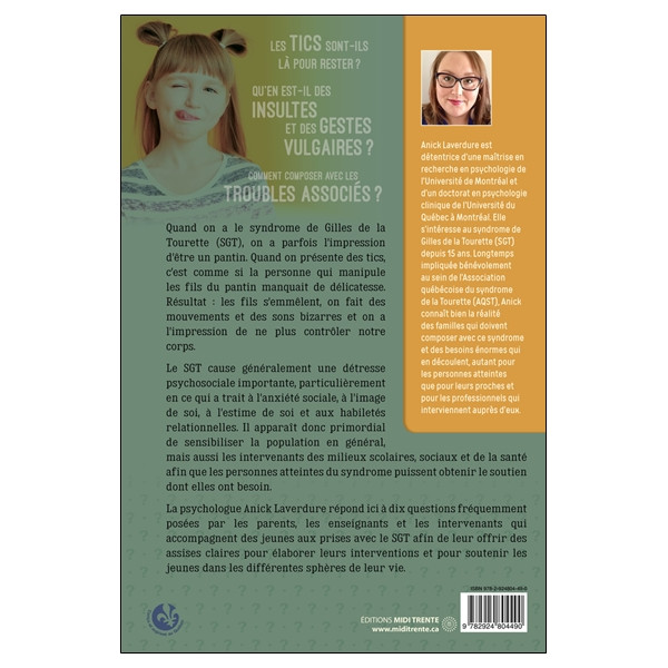 Le syndrome de Gilles de la Tourette chez l'enfant et l'adolescent - 10 questions sur...