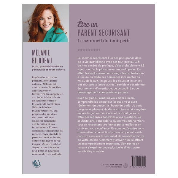 Etre un parent sécurisant - Le sommeil du tout-petit