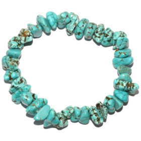 BRACELETS CHIPS BAROQUE TURQUOISE