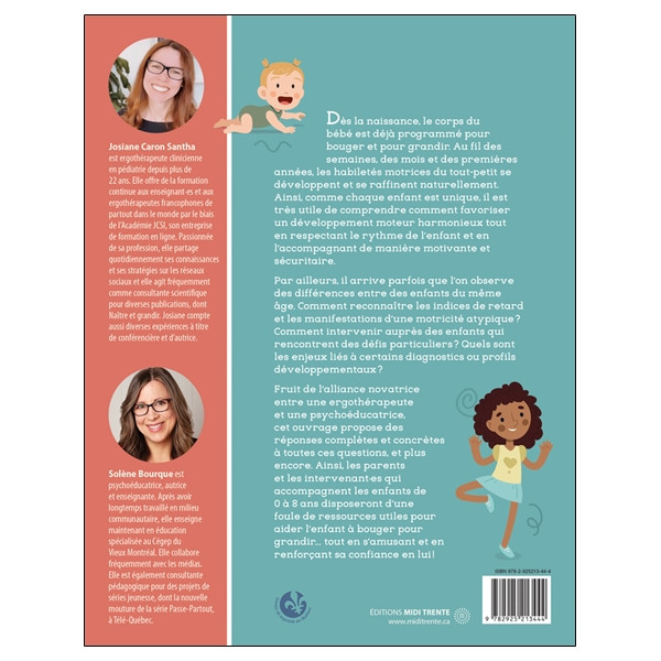 Bouger pour grandir - Comprendre et favoriser le développement moteur des enfants - 0 à 8 ans