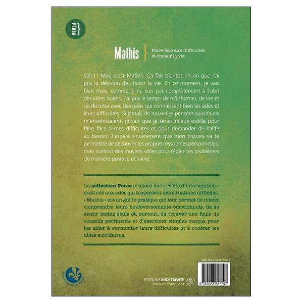 Mathis - Faire face aux difficultés et choisir la vie