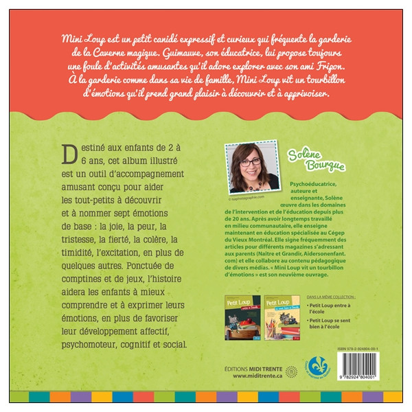 Mini Loup vit un tourbillon d'émotions - Album psychoéducatif pour comprendre et mieux vivre les émotions