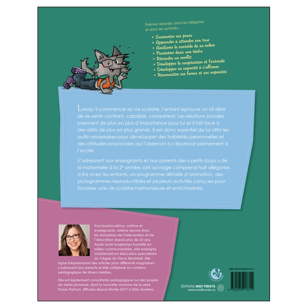 Petit Loup se sent bien à l'école - Recueil d'allégories et guide d'acompagnement pour favoriser une vie scolaire harmonieuse