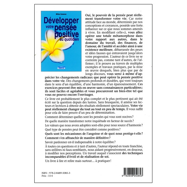 Développer votre pensée positive au quotidien