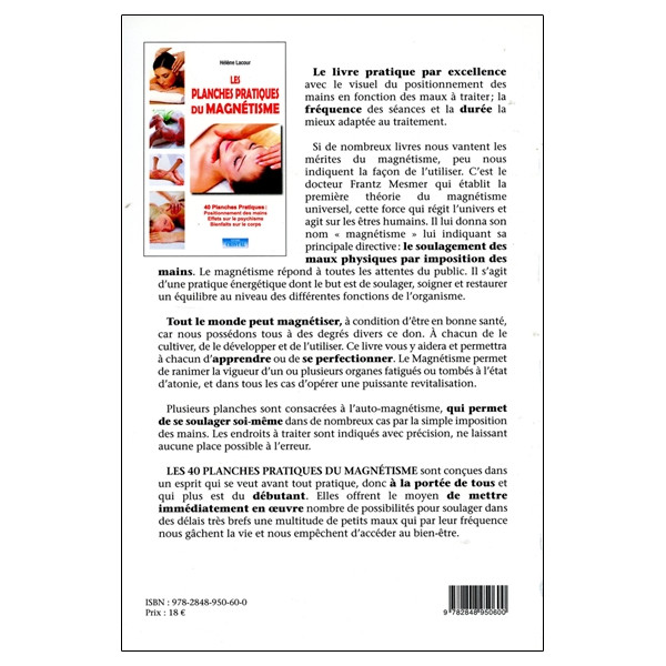 Les planches pratiques du magnétisme - 40 Planches Pratiques : Positionnement des mains - Effets sur le psychisme