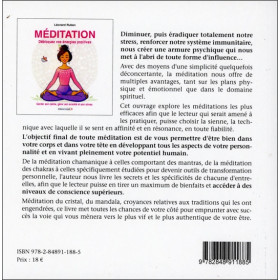 Méditation - Débloquez vos énergies positives - Garder son calme, gérer son anxiété et son stress