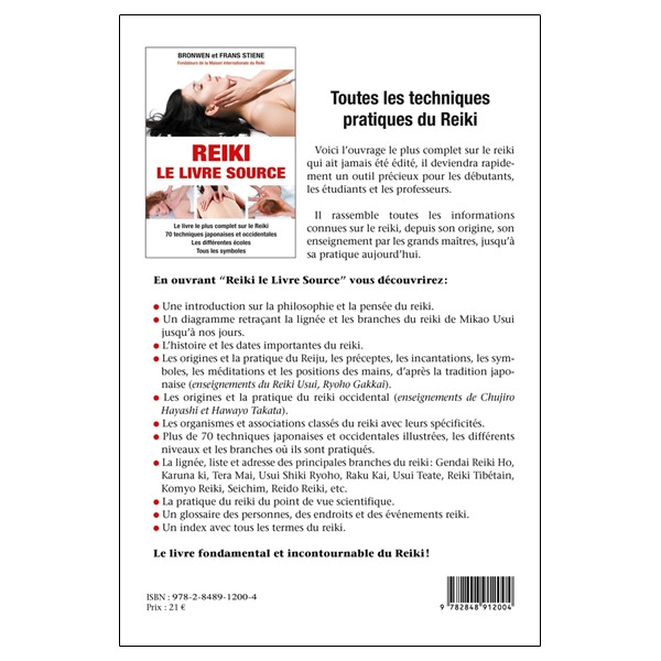 Reiki - Le livre source - Le livre le plus complet sur le Reiki - 70 techniques japonaises et occidentales