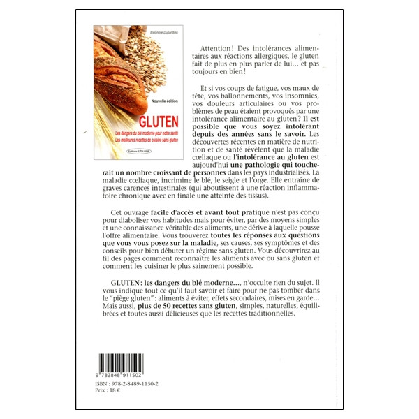 Gluten - Les dangers du blé moderne pour notre santé - Les meilleures recettes de cuisine sans gluten