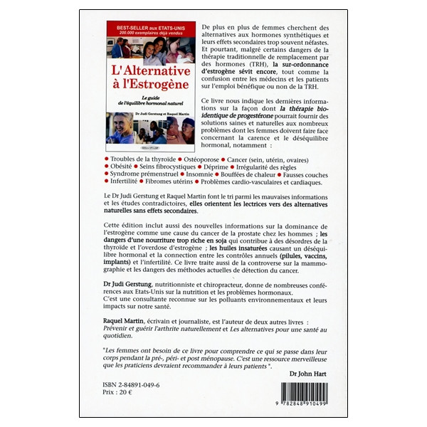 L'alternative à l'Estrogène - Le guide de l'équilibre hormonal naturel
