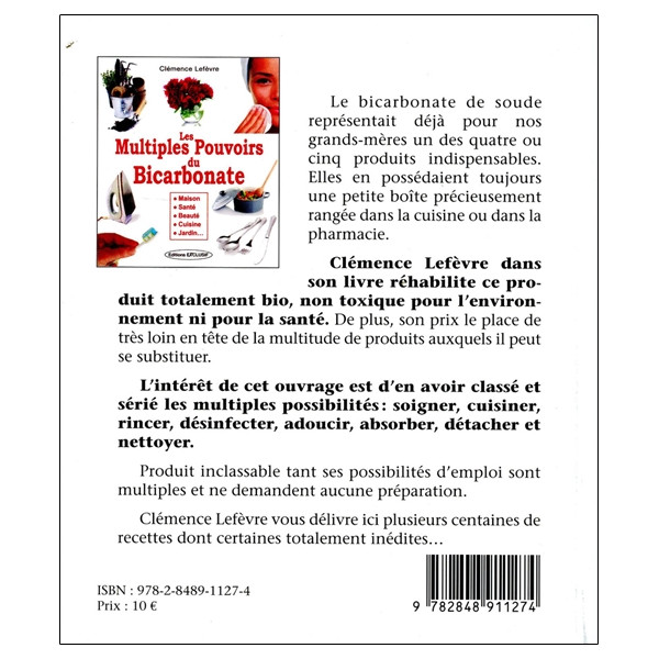 Les Multiples Pouvoirs du Bicarbonate - Maison - Santé - Beauté - Cuisine - Jardin