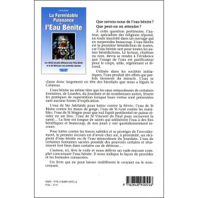 La Formidable Puissance de l'Eau Bénite - Les rituels les plus efficaces avec l'Eau Bénite et le Sel Béni pour une protection ab
