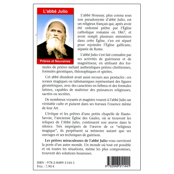 L'abbé Julio - Prières et Neuvaines