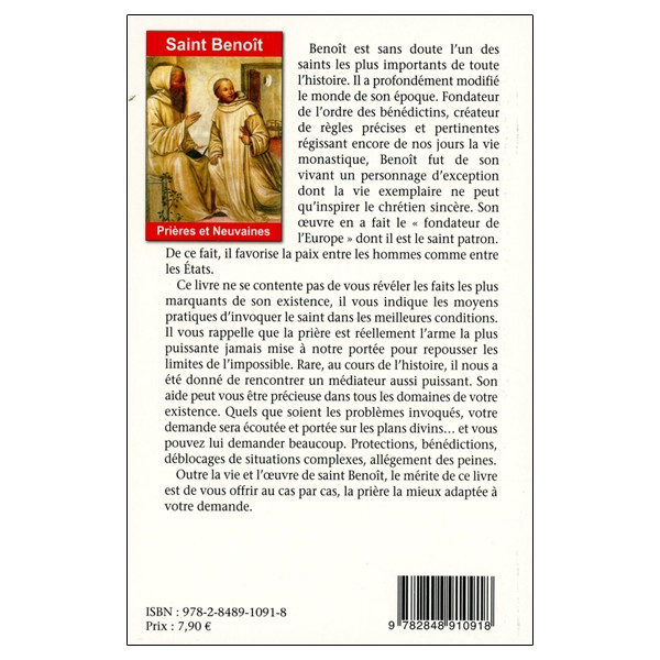 Saint Benoît - Prières et Neuvaines