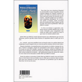 Prières et Neuvaine à Sainte Marie qui défait les noeuds