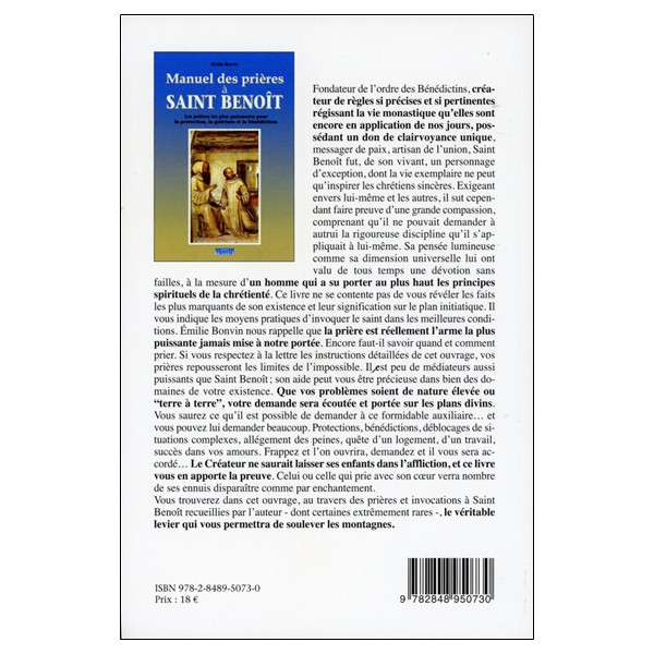 Manuel des prières à Saint Benoit - Les prières les plus puissantes pour la protection, la guérison et la bénédiction