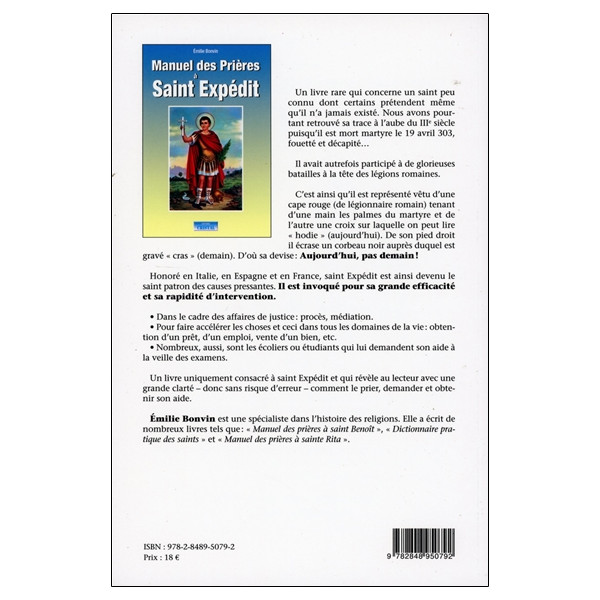 Manuel des Prières à Saint Expédit