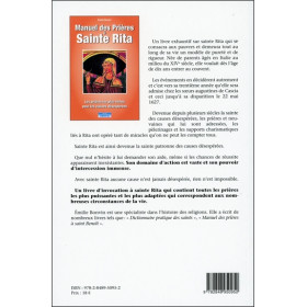 Manuel des Prières à Sainte Rita - Les prières les plus fortes pour les causes désespérées