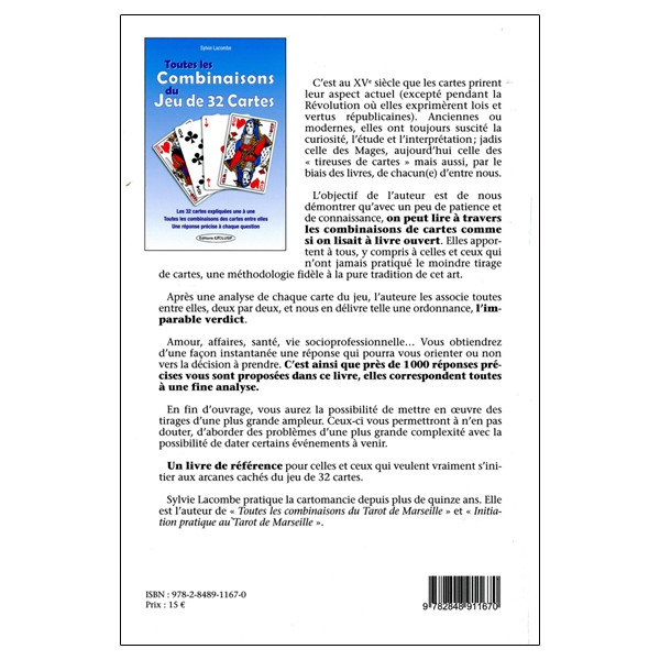 Toutes les Combinaisons du Jeu de 32 Cartes - Les 32 cartes expliquées une à une - Toutes les combinaisons des cartes entre elle