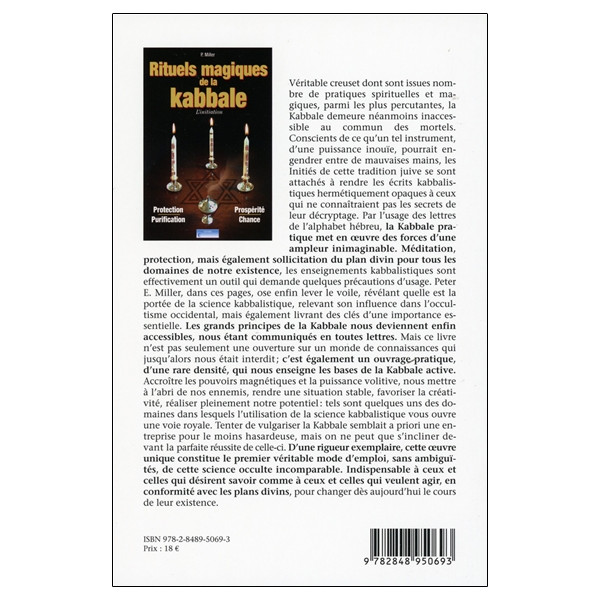 Rituels magiques de la Kabbale - L'initiation - Protection - Purification - Prospérité - Chance
