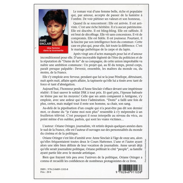 Anne Sinclair - Une femme dans la tourmente