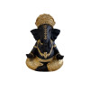 Statuette Ganesh Méditatif 17 cm - Résine - Doré