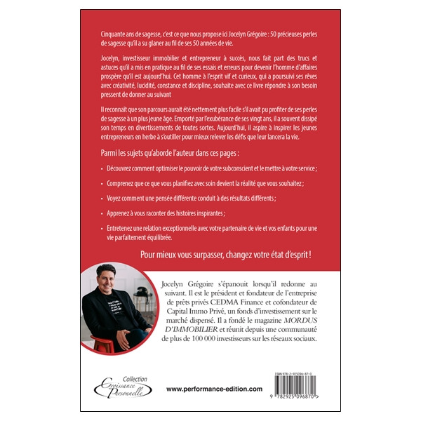 Un demi-siècle de sagesse - 50 leçons d'un entrepreneur à succès