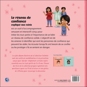 Le réseau de confiance expliqué aux minis - Album psychoéducatif pour aborder les sujets importants