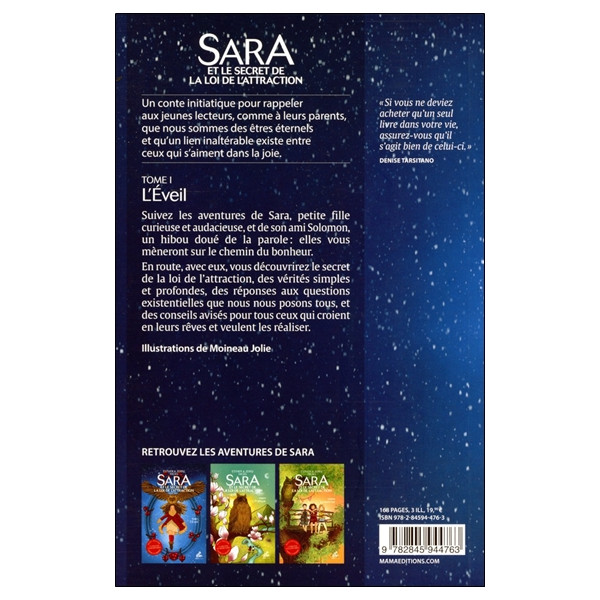 Sara et le secret de la Loi de l'attraction - Tome 1 : L'Eveil